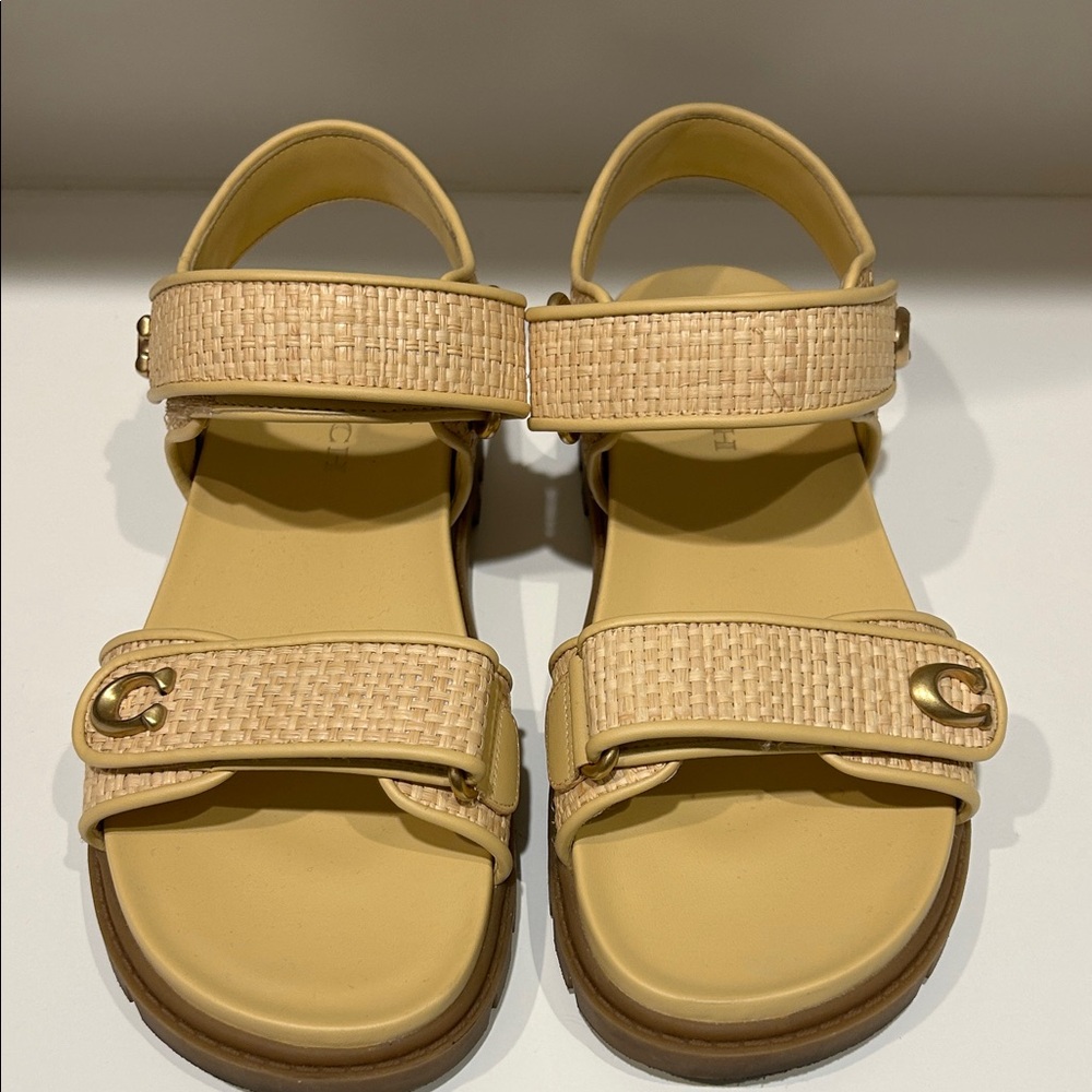 Coach Beige Sandals